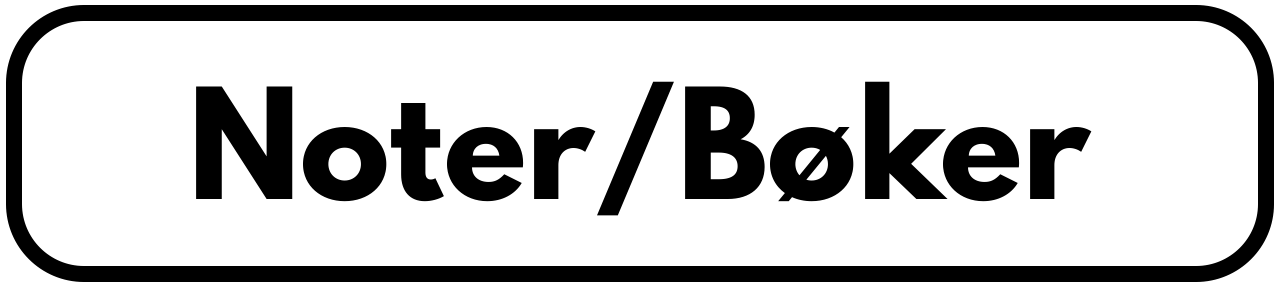 Noter/Bøker