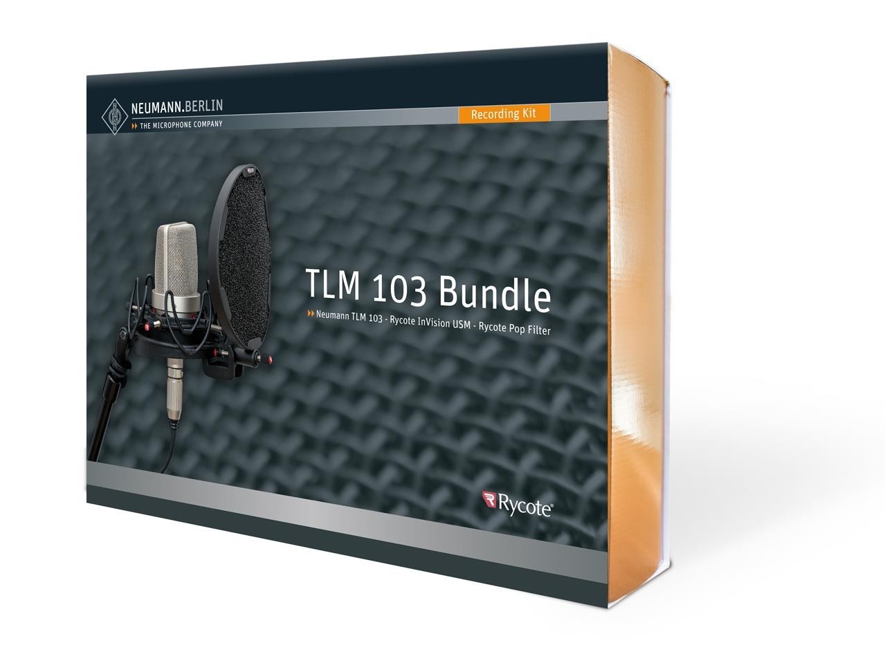 Neumann TLM 103 Studio kit Bundle med mikrofon, Rycote Neumann TLM 103 Studio kit Bundle med mikrofon, Rycote