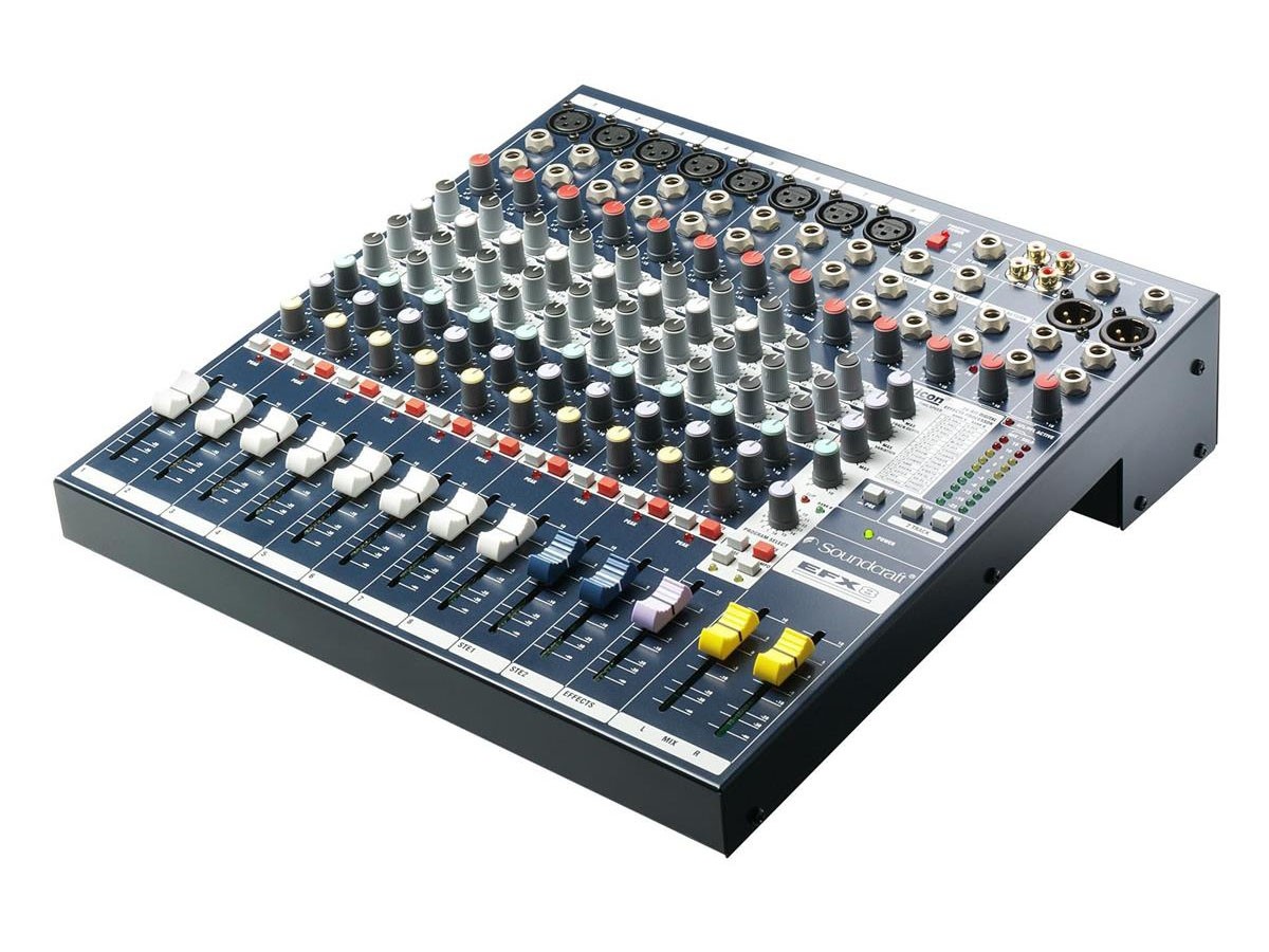 Soundcraft EFX8 - 8 kanals mikser med klang