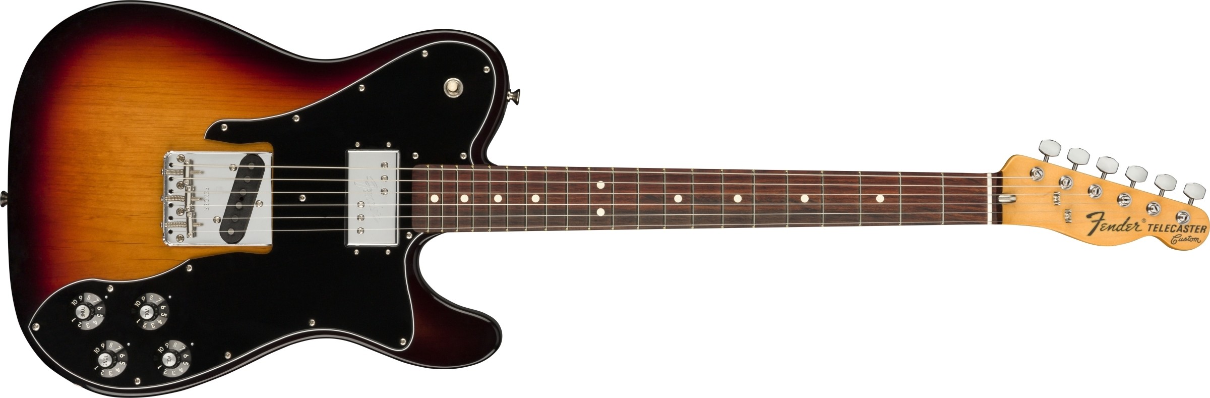 Fender American Original 70s Telecaster Custom - Rosewood Fingerboard - 3-Color Sunburst - NB: Liten lakkskade!
