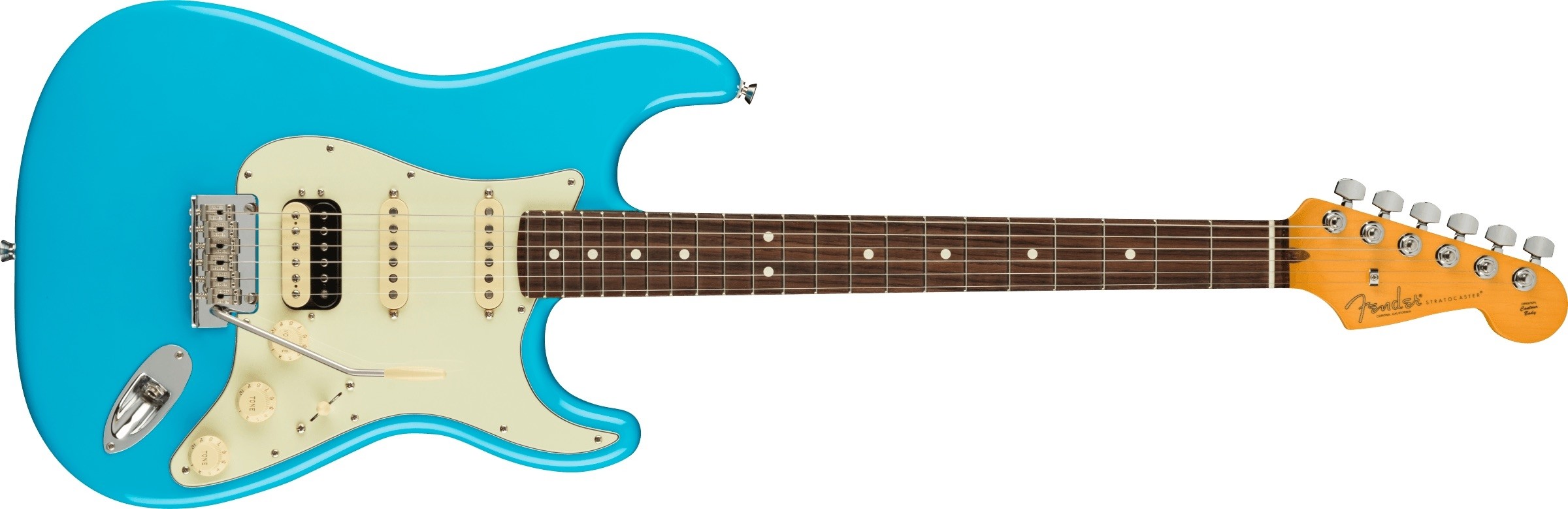 Fender American Professional II Stratocaster HSS, Rosewood Fingerboard, Miami Blue