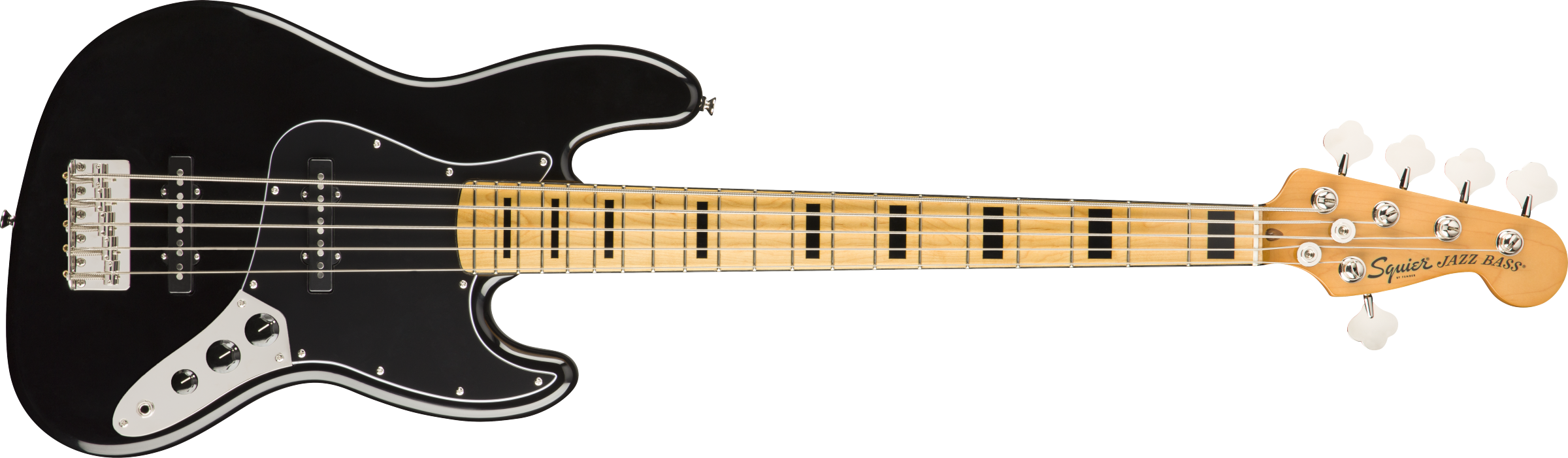 Squier Classic Vibe '70s Jazz Bass® V, Maple Fingerboard, Black