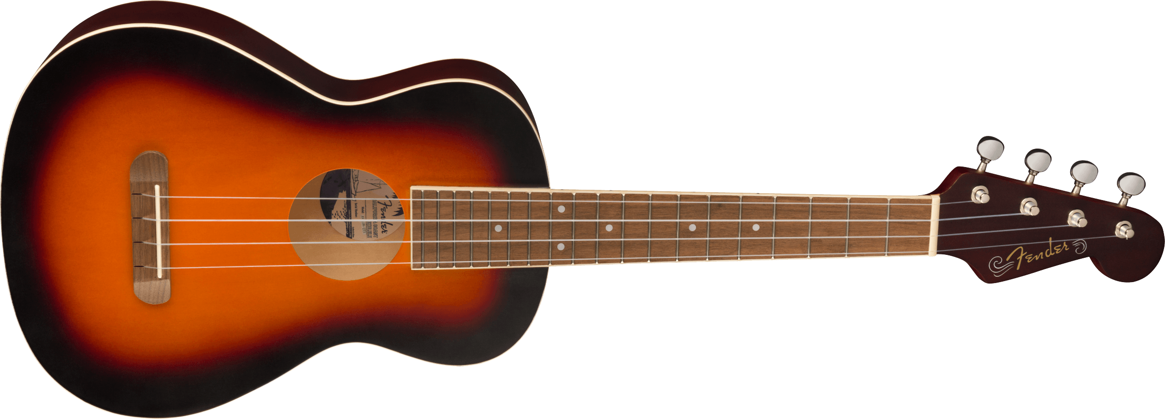 Fender Avalon Tenor Ukulele, Walnut Fingerboard, 2-Color Sunburst