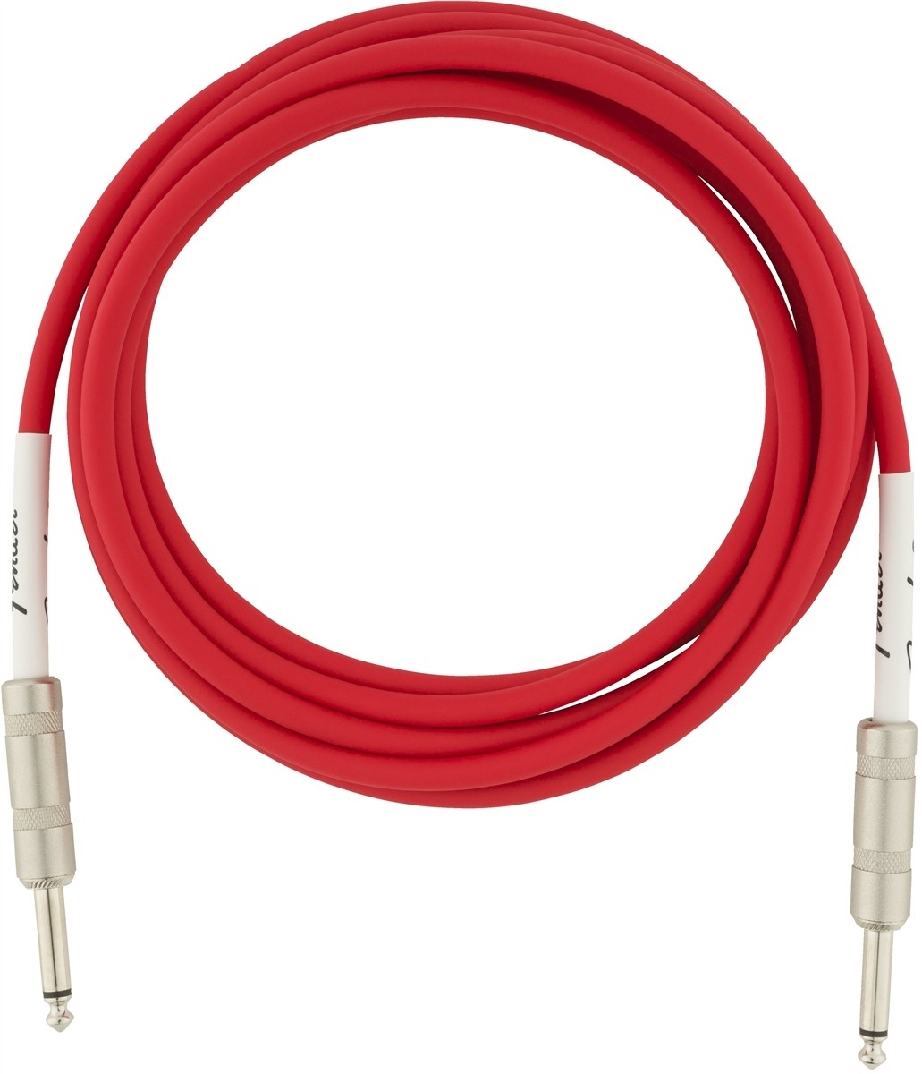 Fender Original Series Instrument Cables - Fiesta Red - 3m