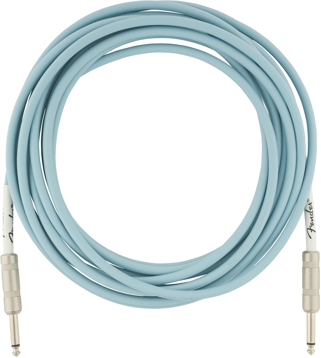 Fender Original Series Instrument Cables - Daphne Blue - 5,5m