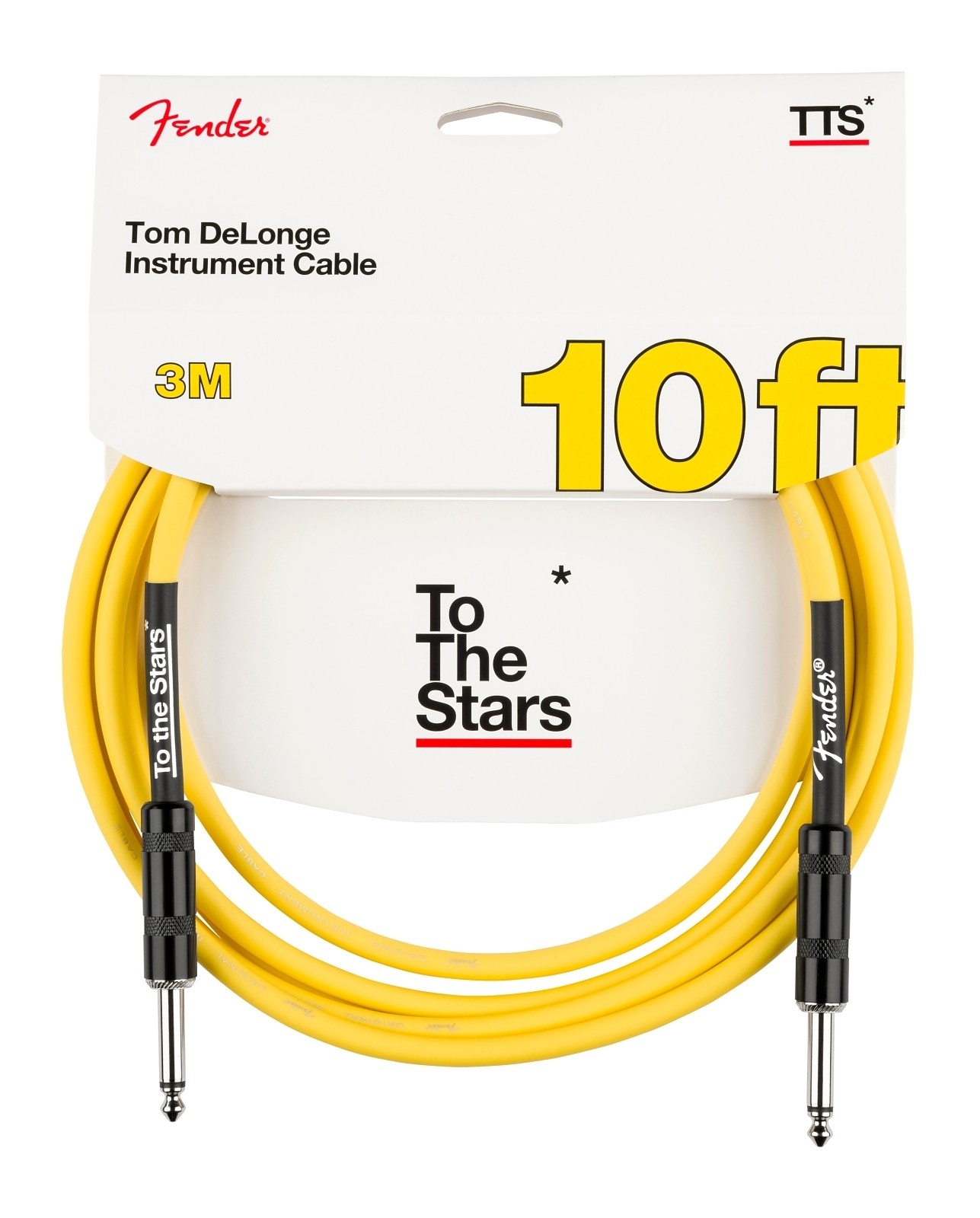 Fender Tom DeLonge To The Stars Instrument Cable - Graffiti Yellow 3m