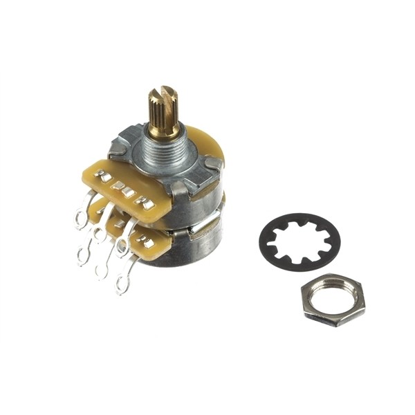 Fender Dual 500K/250K Split Shaft Potentiometer