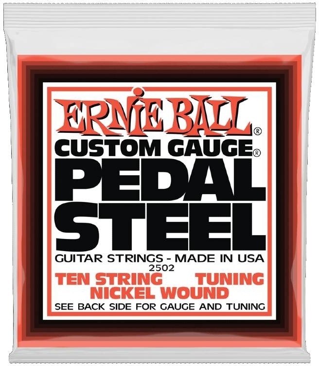 Ernie Ball 2502 Pedal Steel E9 Nickel Set