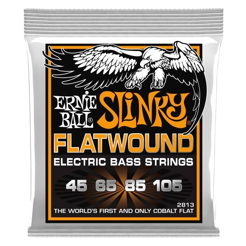 Ernie Ball EB-2813 Flatwound Cobalt Bass 45-105