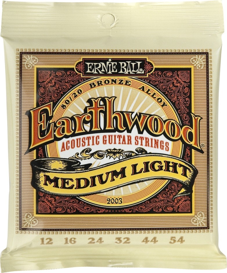 Ernie Ball EB-2003 Earthwood Bronze Medium Light 12-54 ak.strenger