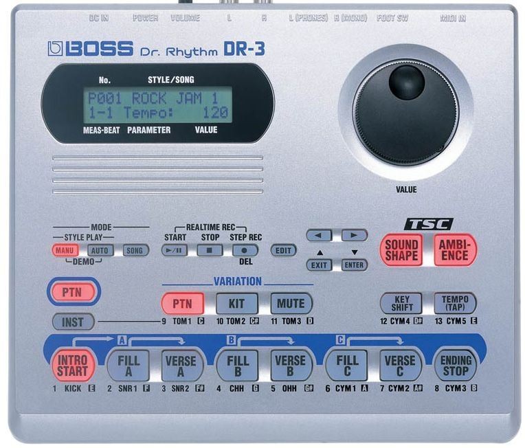 Boss DR-3 trommemaskin