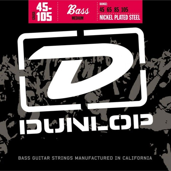 Dunlop DBN45105 - Elbasstrenger Nickel Medium