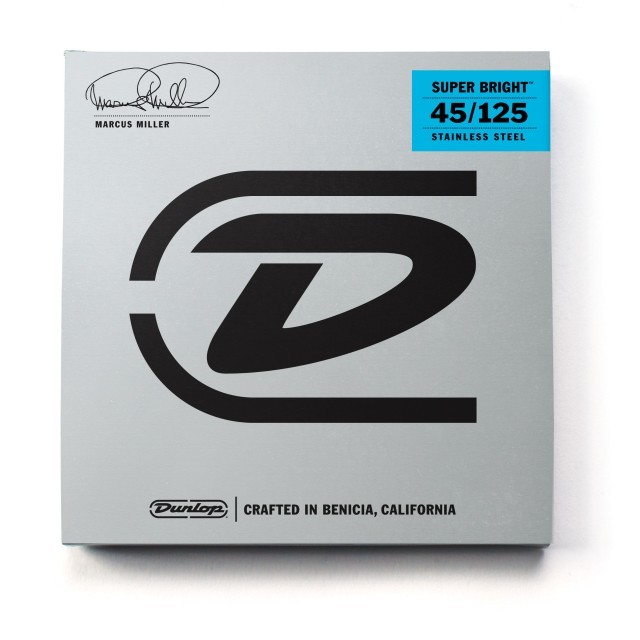 Dunlop DBMMS45125 - Marcus Miller super bright basstrenger 45-125 5-str.