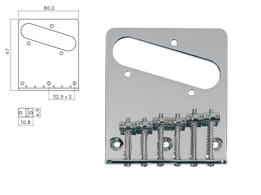 Boston T-64-C Bridge-Tailpiece