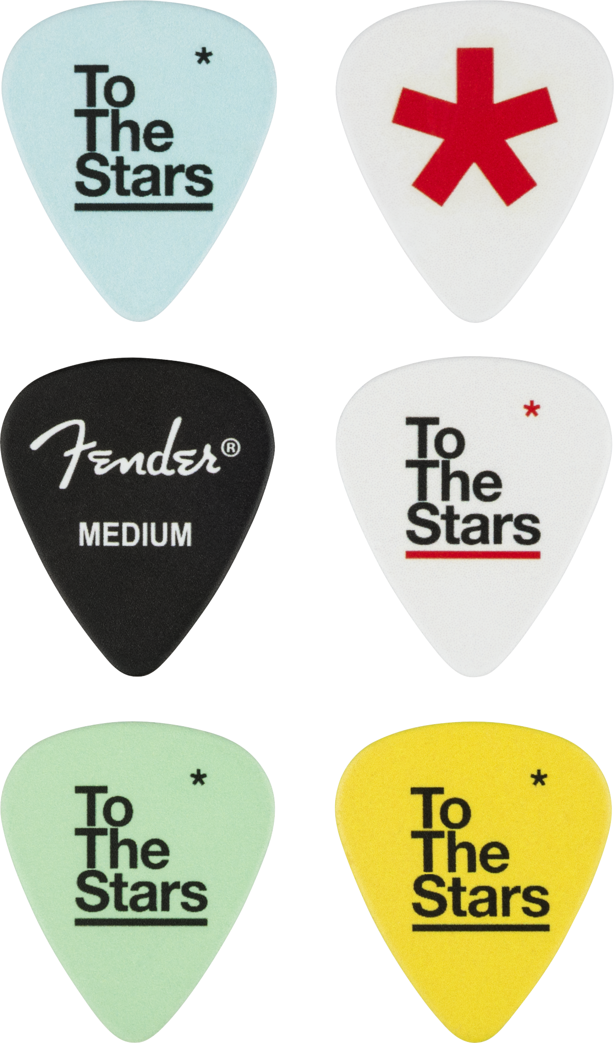 Fender Tom Delonge 351 CELLULOID PICKS (6)