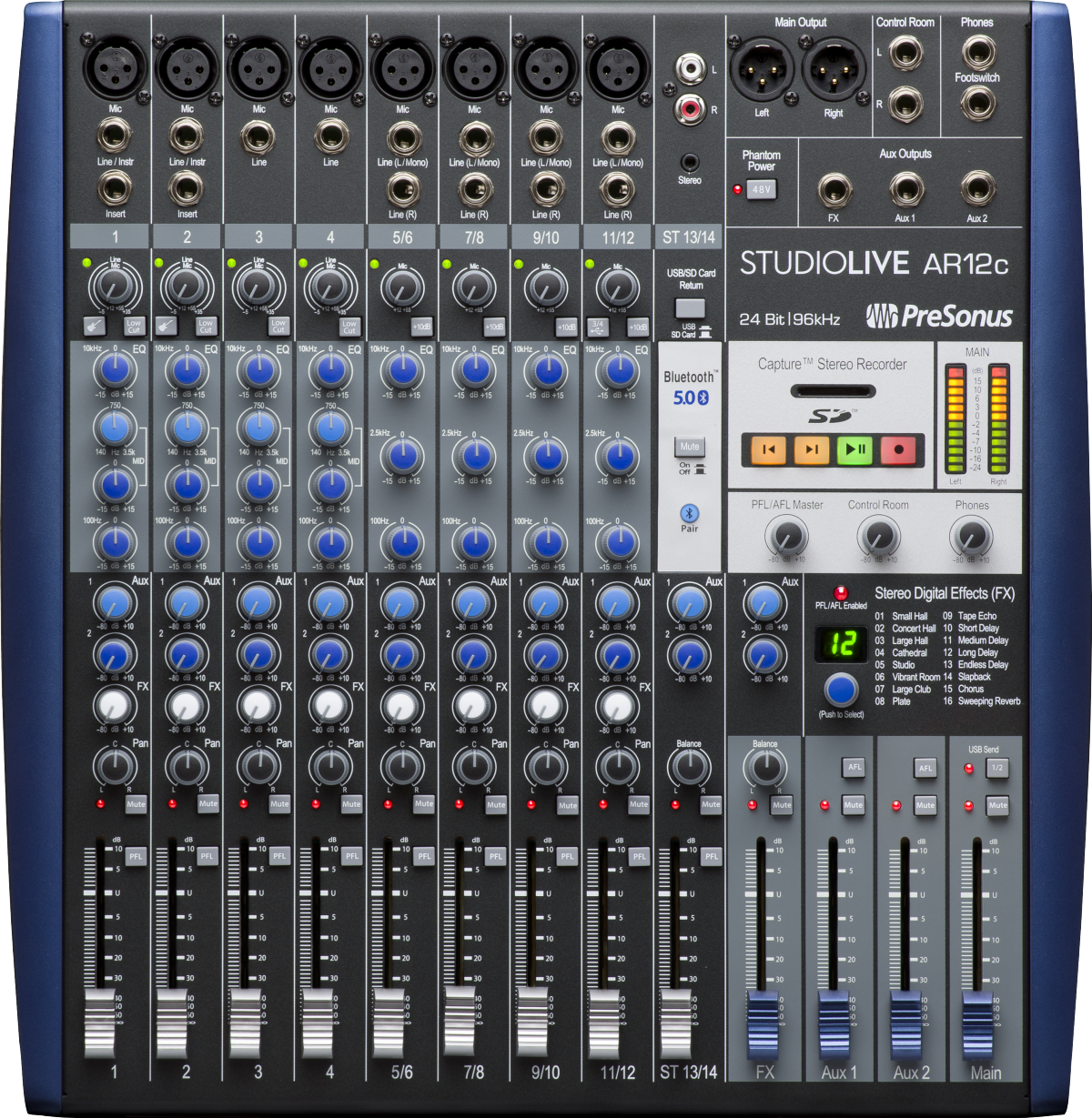 PreSonus StudioLive AR12c Analog Mixer
