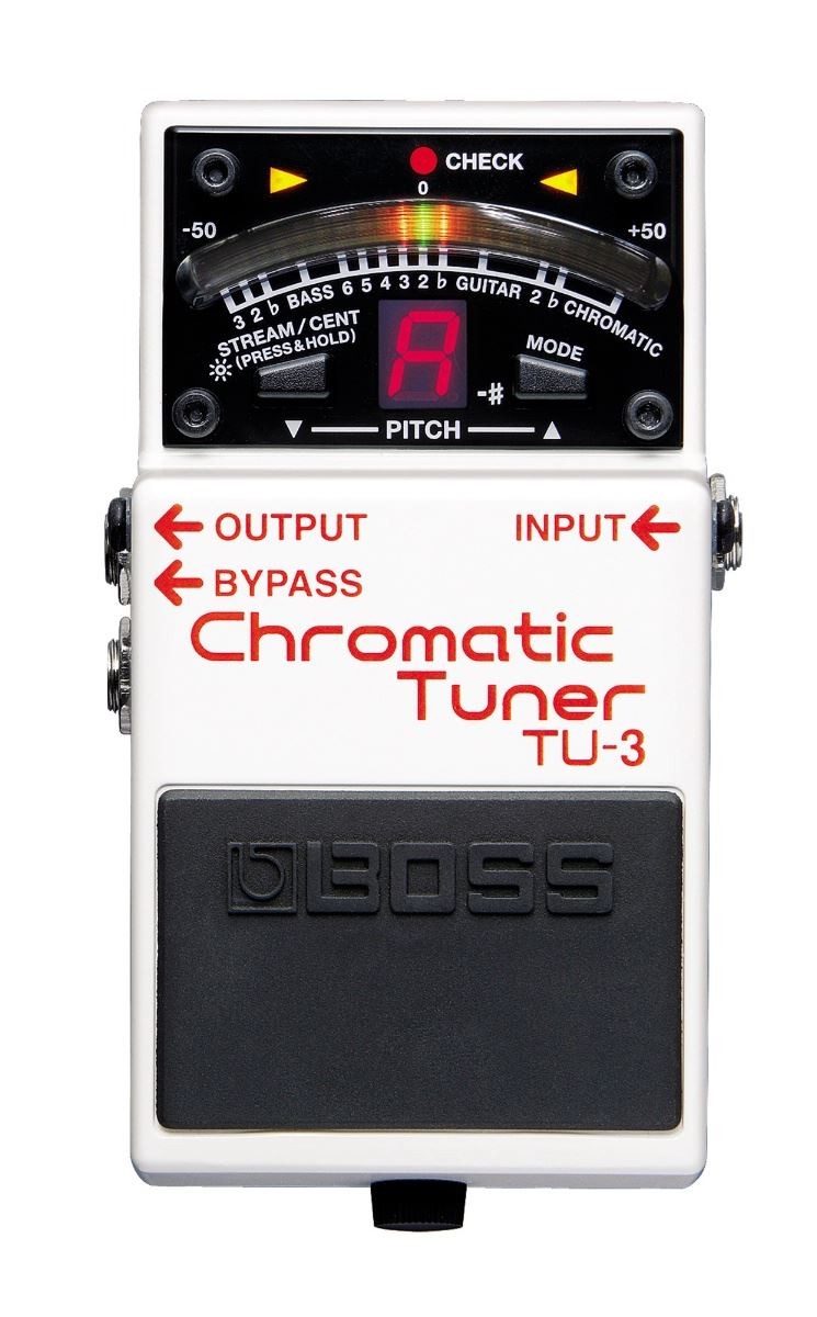 BOSS TU-3 - Gitar/bass stemmemaskin i pedalutførelse