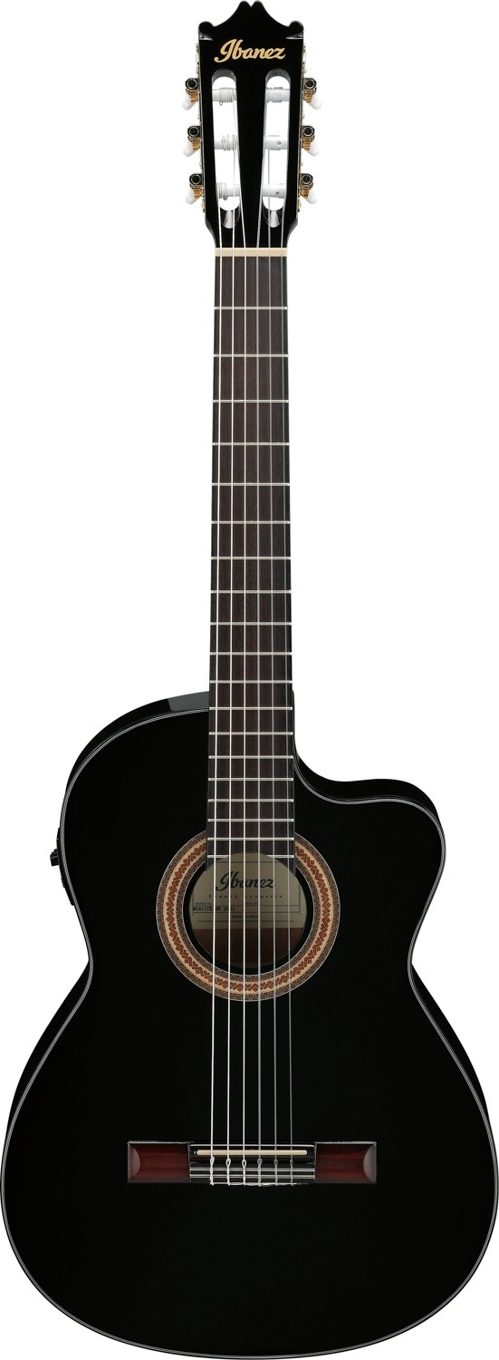 Ibanez GA11CE-BK Classic guitar w/pickup.