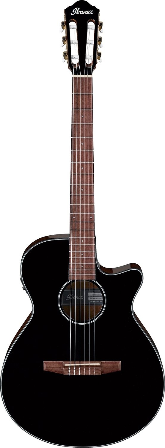Ibanez AEG50N-BKH nylonstrengsgitar m/elektronikk