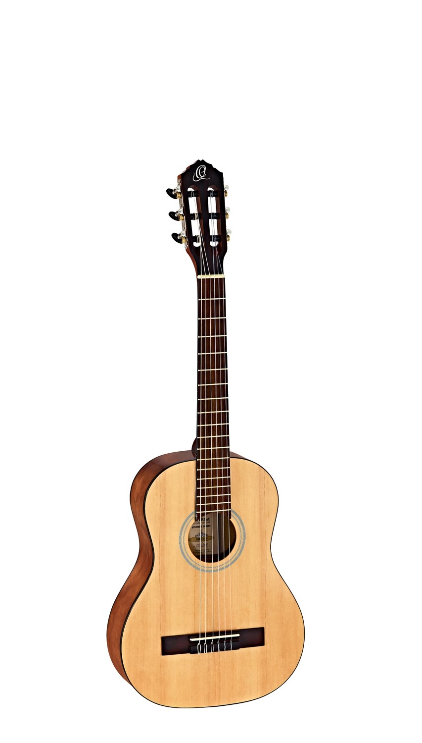 Ortega RST5-1/2 Natural Gloss finish - Halvstørrelse klassisk gitar