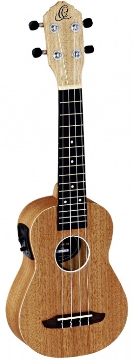 Ortega Friends series RFU10SE - Sopranukulele m/mikrofonsystem og bag