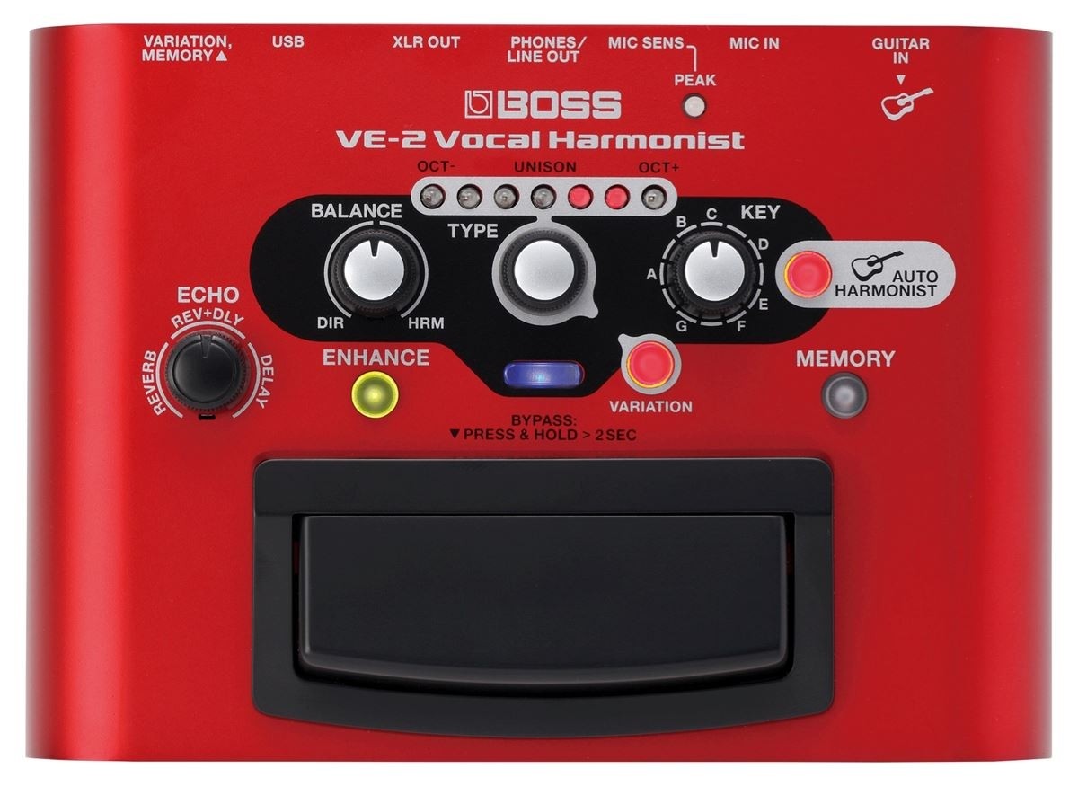 Boss VE-2 - Vokalprosessor med harmonier og effekter