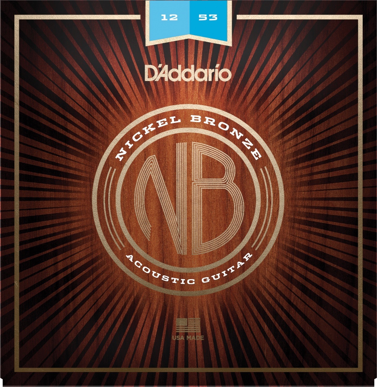 D'Addario NB1253 Nickel Bronze 012-053