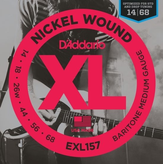 D'addario EXL157 - .014 strenger til bariton gitar