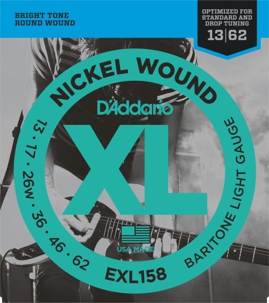 D'addario EXL158 - .013 strenger til bariton gitar