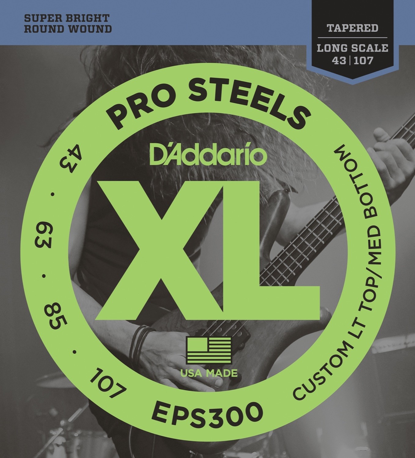 D'Addario Fretted EPS300 043 - 107 Balanced