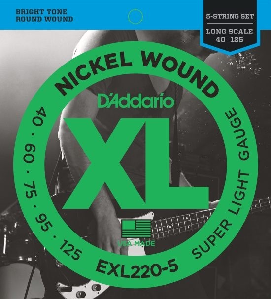 D'addario EXL220-5 basstrenger