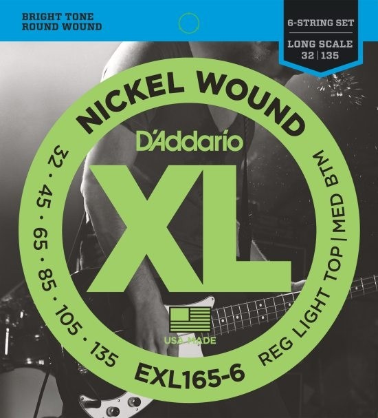 D'Addario EXL165-6 El.Bass (032-135)