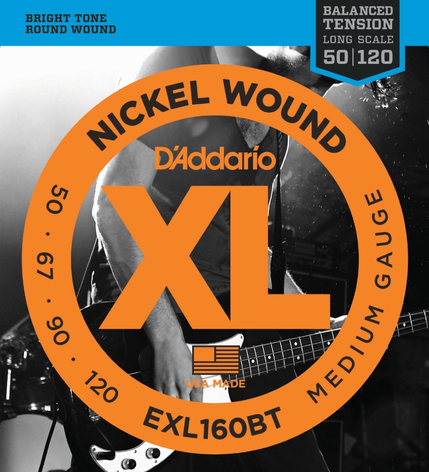 D'Addario EXL160BT - Basstrenger .050-.120