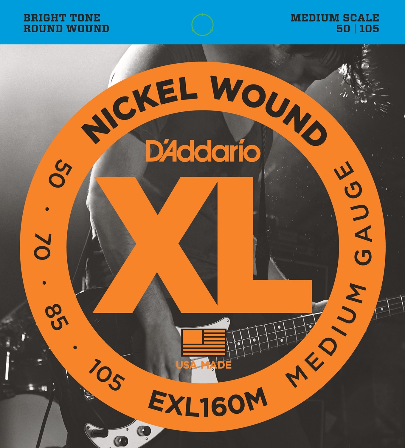 D'Addario EXL160M Medium 050 - 105 (Medium Scale)