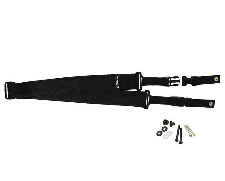 DiMarzio DD2200CBK - ClipLock Black - Bomullsreim