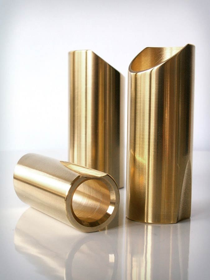 The Rock Slide polished brass slide size M (inside 19.5 - length 57.5mm)