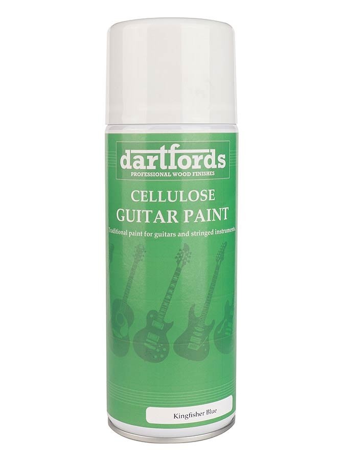 Dartfords RF1628 Metallic Nitrocellulose Paint - Kingfisher Blue