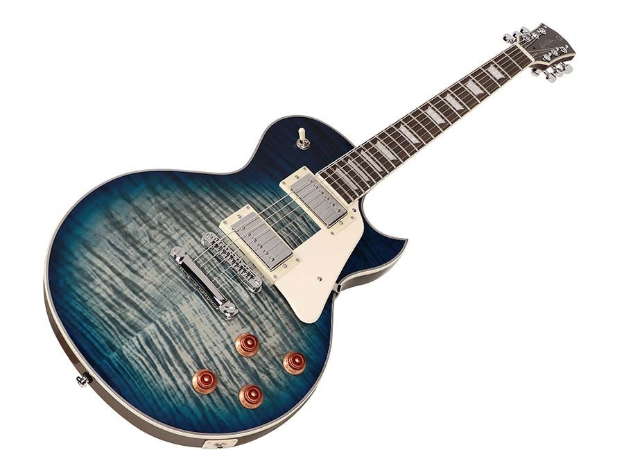 Sire Guitars L7/TBL - L7 Series Larry Carlton electric guitar L-style transparent blue