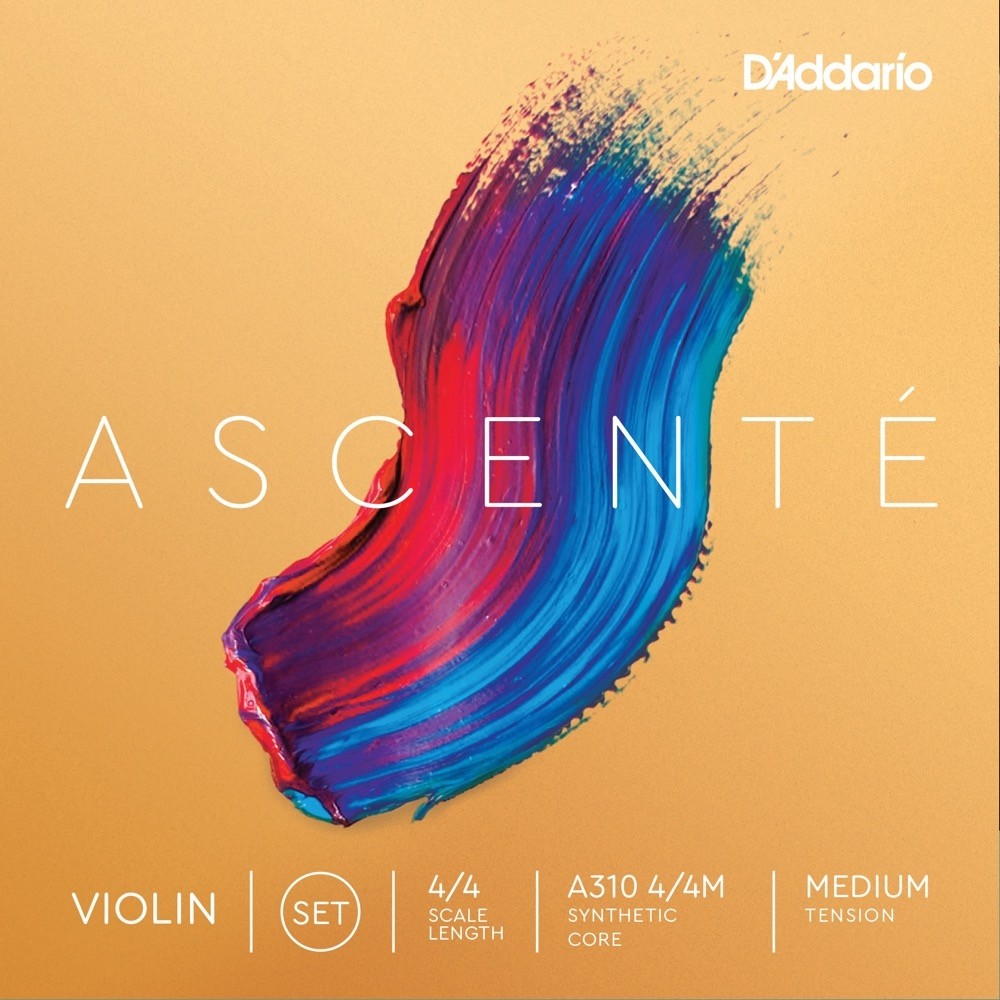 D'Addario Orchestral Ascenté A310 4/4M - Strengesett til 4/4 fiolin - Medium Tension.