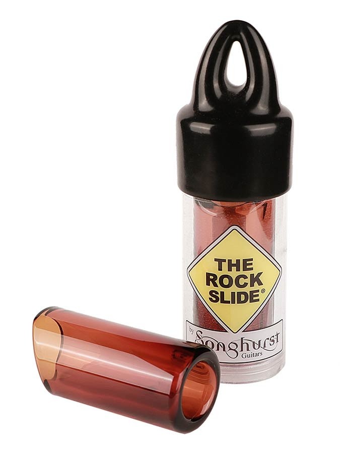 The Rock Slide GRS-SC/AMB - Moulded glass slide size S (inside 17.5 - length 48.5mm) - Amber