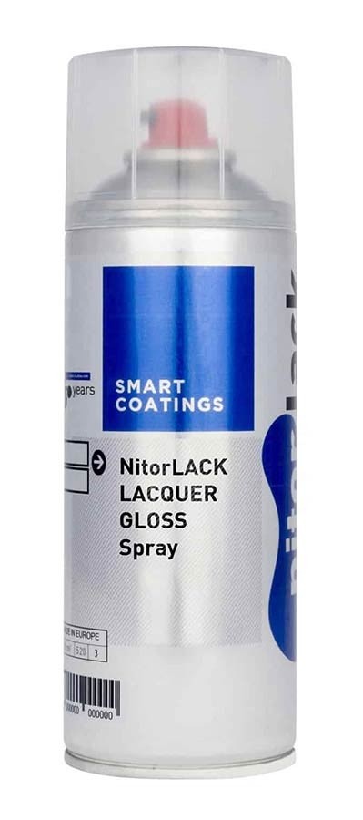NitorLACK N220074160 - Nitrocellulose paint Gloss Clear - 400ml aerosol