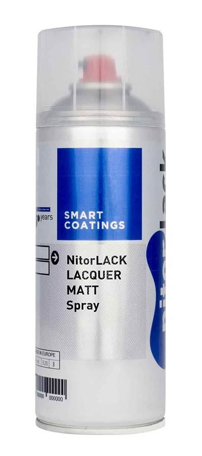 NitorLACK N220076160 - Nitrocellulose paint Matte Clear - 400ml aerosol