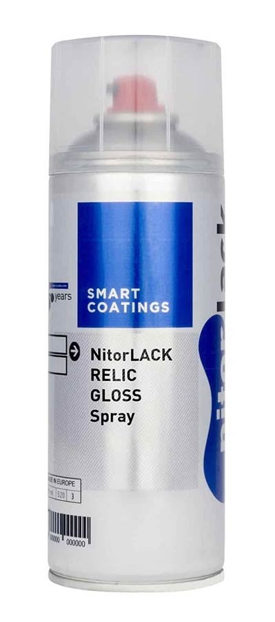 NitorLACK N250784160 | Nitrocellulose paint relic gloss clear - 400ml aerosol