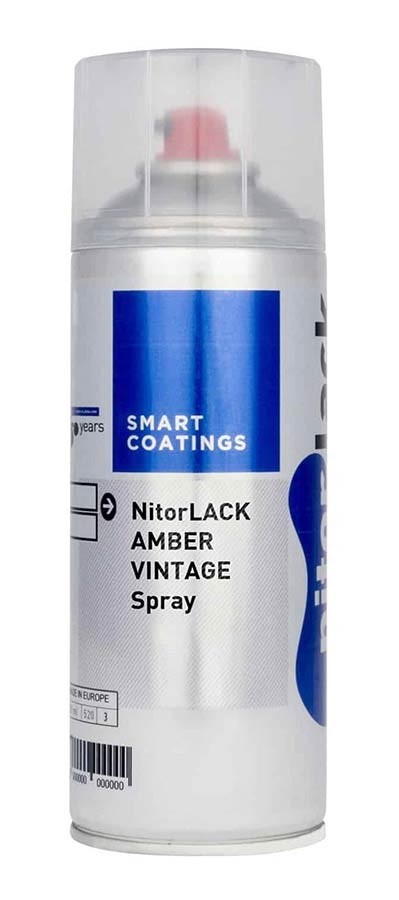 NitorLACK N250002160 - Nitrocellulose paint Amber Vintage Gloss - 400ml aerosol