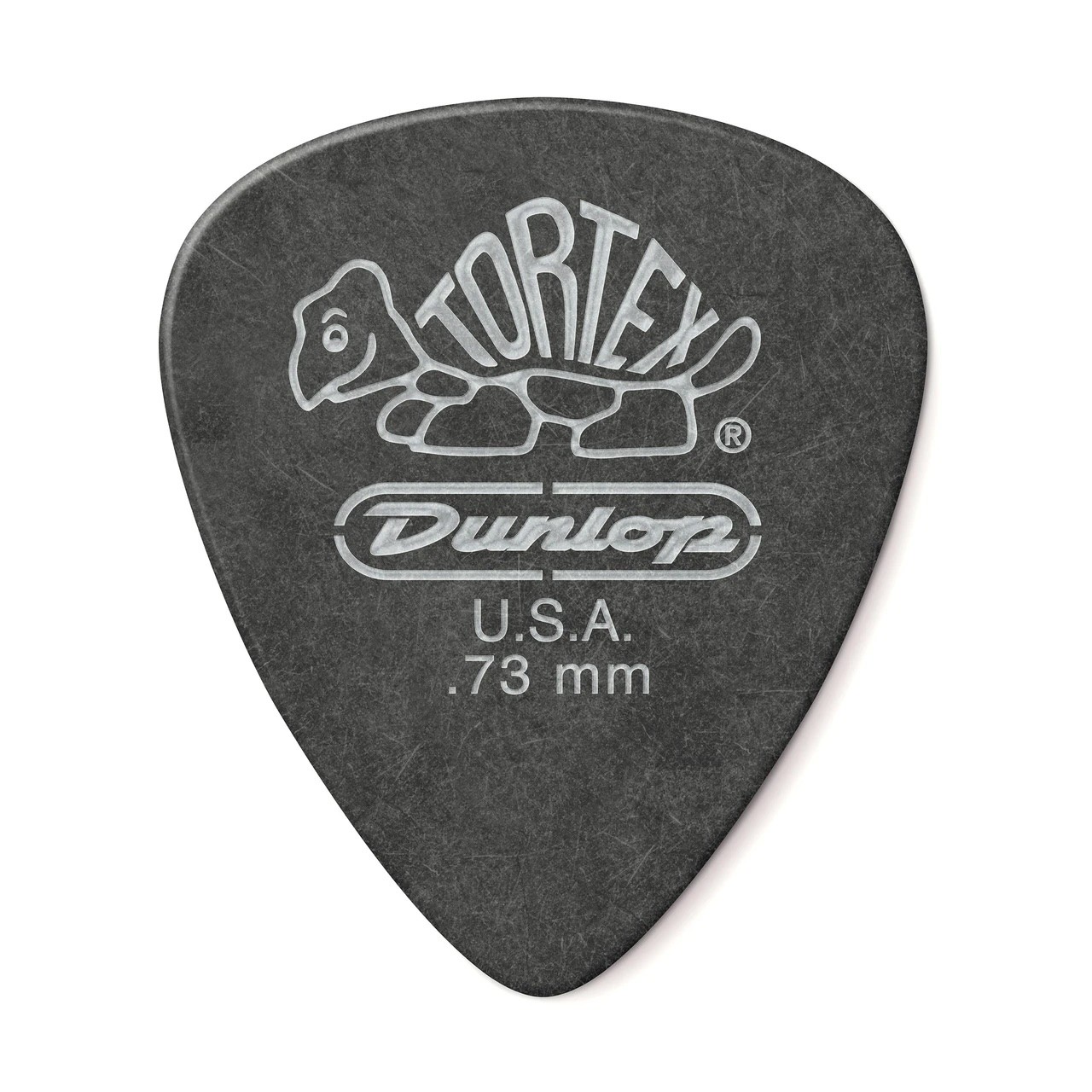 Dunlop 488R0.73 - Tortex Pitch Black .73 - 12 pack plekter