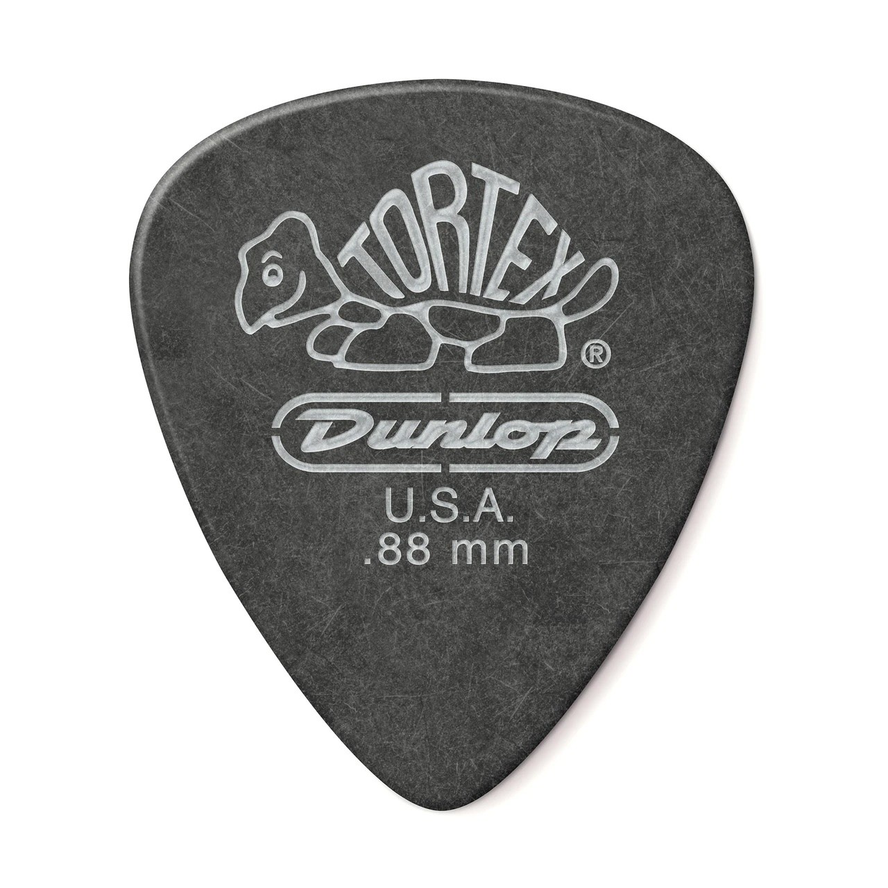 Dunlop 488R0.88 - Tortex Pitch Black .88 - 12 pack plekter