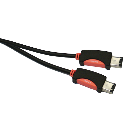 Bespeco SLF6180 - IEEE 1394 Firewire kabel 6 pin - 6 pin 1.8m