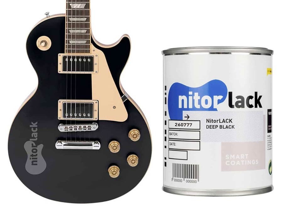 NitorLACK N260777108  - Nitrocellulose paint Deep Black - 500ml can