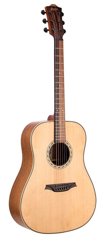 Bromo BAT1 Tahoma Series dreadnought guitar with solid spruce top