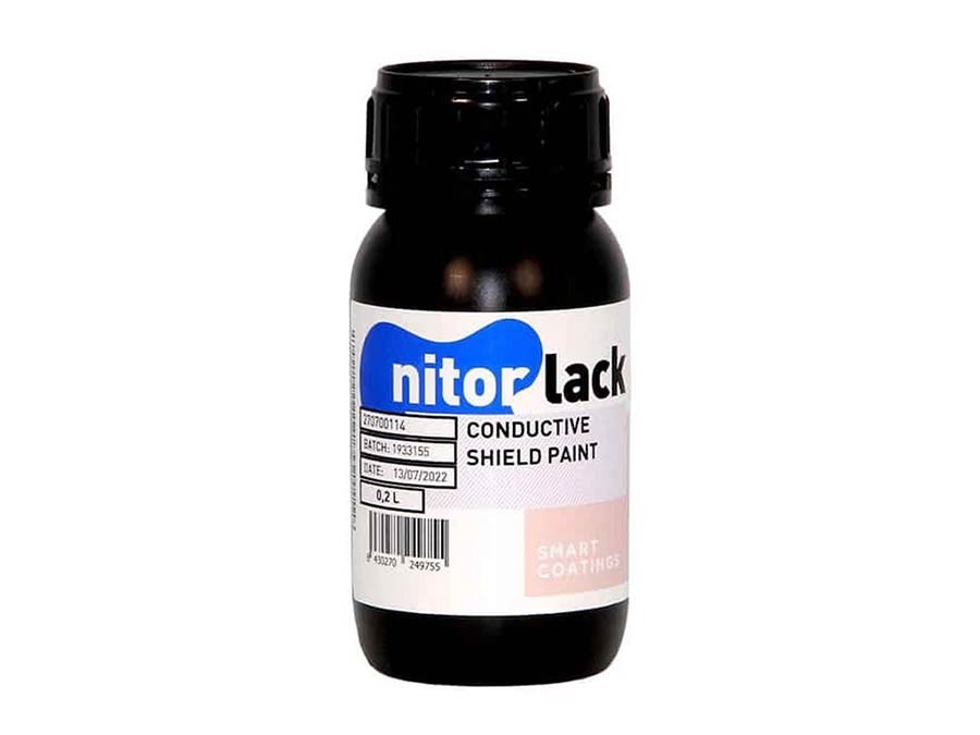NitorLACK N270700114 - Waterbased conductive shielding paint - 200ml bottle